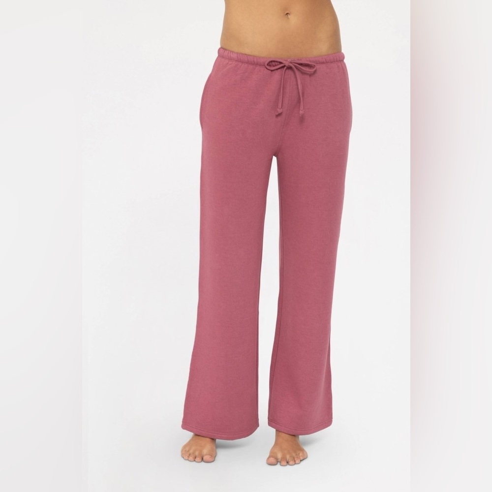 Mono B Pink Wide Leg Pants